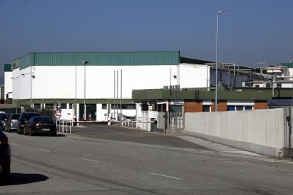 Imagen de archivo de la entrada del matadero del Grupo Jorge en Santa Eugència de Berga.