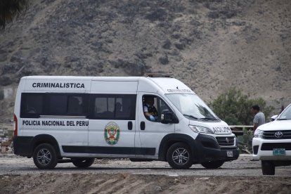Un vehículo de la Policía Nacional del Perú