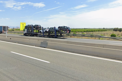 Una zona cercana a la del accidente.