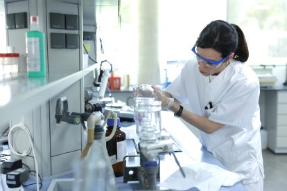 Els laboratoris d'Aigües de Reus.