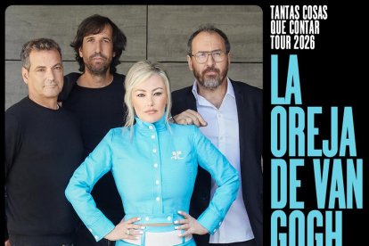 El nuevo cartel promocional de La Oreja de Van Gogh con la nueva fecha en Barcelona