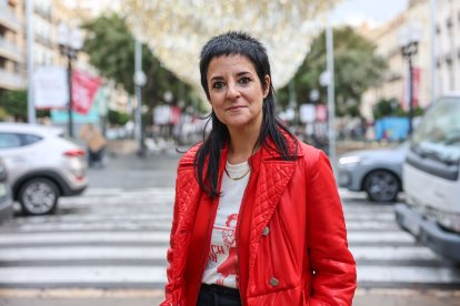 Gemma Ruiz Palà en la Rambla Nova de Tarragona.