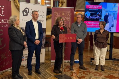 Presentació del Concert Solidari de Carnaval d'El Círcol de Reus.