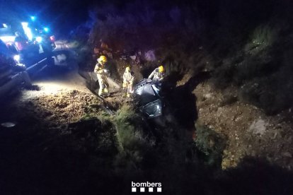 El accidente ocurrió la noche del viernes.