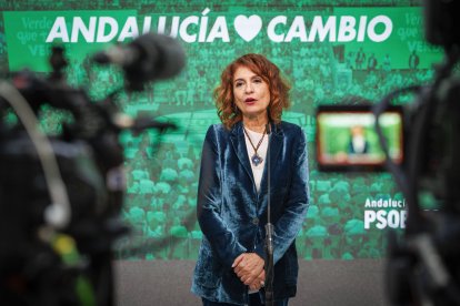 La vicepresidenta primera del gobierno y secretaria general del PSOE-A, María Jesús Montero.