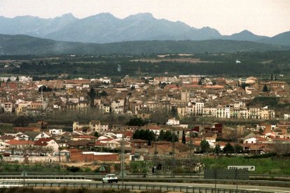 Vista general de Mora d'Ebre y Mora la Nova, en una imagen de archivo