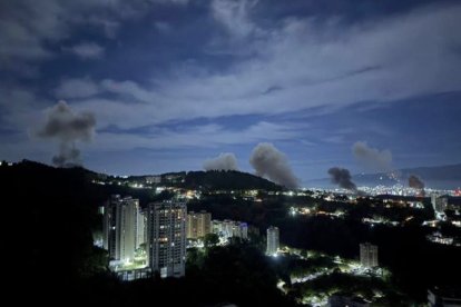Explosiones en varios puntos de Caracas