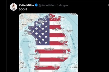 Captura de pantalla del polémico mensaje en la cuenta de X de Miller