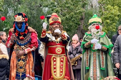 Los Tres Reyes Magos, en el Parc Sant Jordi.
