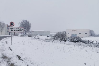 Entrada a Santa Coloma de Queralt.
