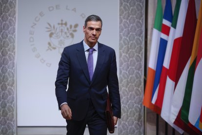 El presidente del Gobierno, Pedro Sánchez