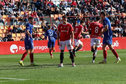 Marcos Baselga durante el partido contra el Teruel.