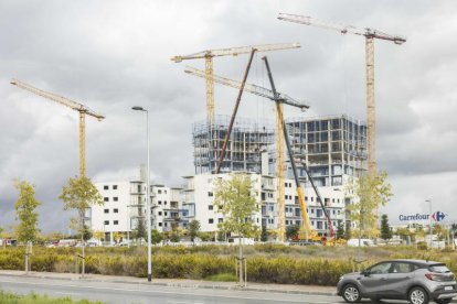 Construcción de viviendas en Tarragona.