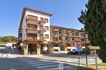 El entorno de la plaza Mediterrani de Roda de Berà.