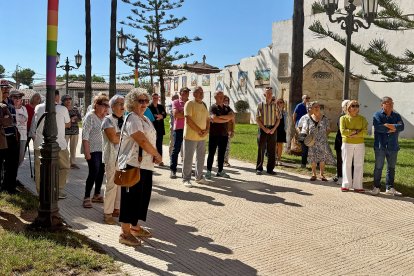 Concentración contra el edadismo en Roda de Berà, el año pasado.