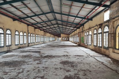 Imagen del espacio del ‘Assecador’, ubicado en el edificio central de la Tabacalera.