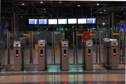 Todavía no hay trenes en marcha.