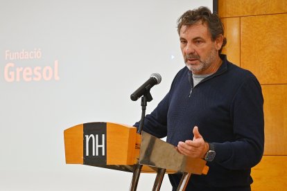 Camps participó en una conferencia organizada por la Fundació Gresol.