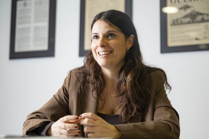 Mònica Sales, durant la conversa d'aquest dijous a la seu del 'Diari de Tarragona'.