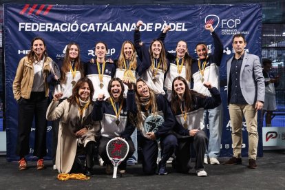 El RCT Barcelona contó con Ainara Pozuelo y Alba Gallardo.