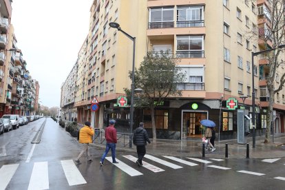 Calle del Escultor Rocamora, donde se ha producido el incendio.