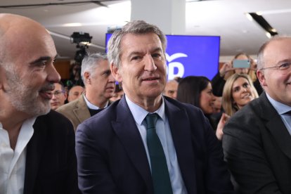 El presidente del PP Alberto Núñez Feijóo