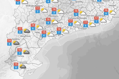 Dilluns 2 de març: núvols prims i temperatures lleugerament més baixes