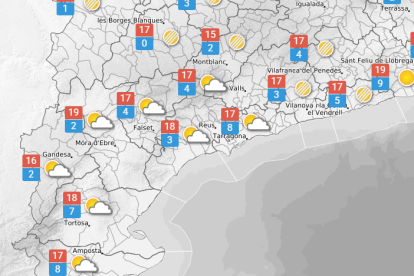 Dissabte 21 de març: núvols al matí i sol a la tarda