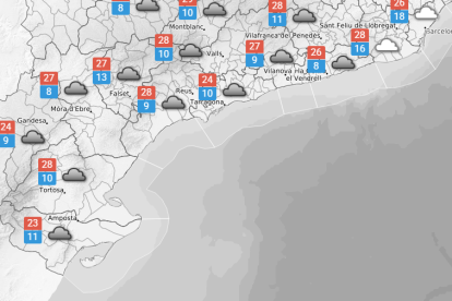 Dissabte 11 d'abril: Cel molt ennuvolat
