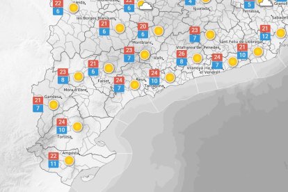 Dissabte 16: Baixada de temperatures, però amb sol