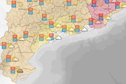 Dimecres 15 de juliol: Arribada de núvols alts i temperatures altes