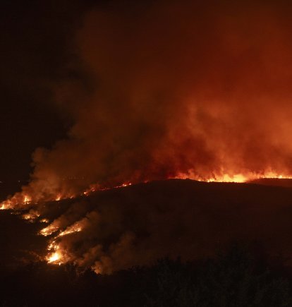 Incendio forestal Oímbra