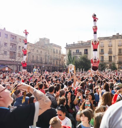 Fiesta de la calçotada en Valls en 2025.