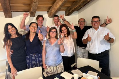 Participantes en una de las mesas del II NestworkingDay celebrado en Ca la Torre de Vandellòs.