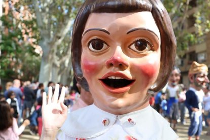 La tradicional Baixada dels Elements del Seguici.