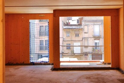 L'interior dels habitatges.