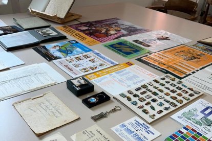 Parte del material depositado en el Arxiu Comarcal