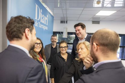 Rubén Viñuales, Maria Eugènia Arbó, Xavier Villacampa, Natàlia Rodríguez, Santiago Batchillería i Rosanna Camps.