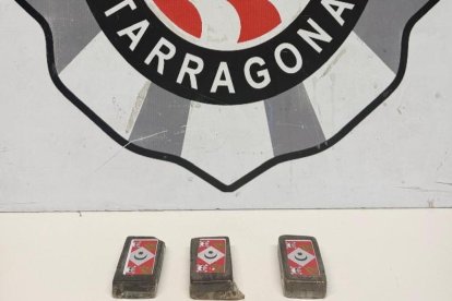 Imagen de la droga intervenida por la Guàrdia Urbana de Tarragona