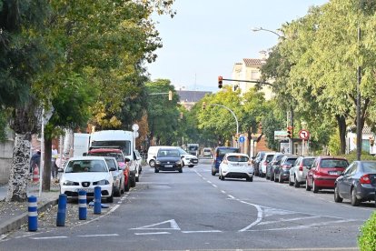 Aquest és l'estat actual del carrer Astorga.