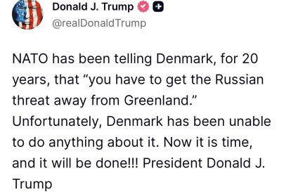 Comunicado de Donald Trump en su cuenta de Truth Social