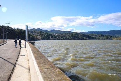 El pantano de Riudecanyes ha llegado este jueves al 90% de su capacidad.