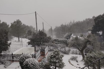 Mont-ral ha amanecido nevado