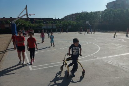 La prueba es apta para todos, incluso para los niños con dificultades como este alumno.