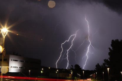 Tormenta eléctrica en Tarragona