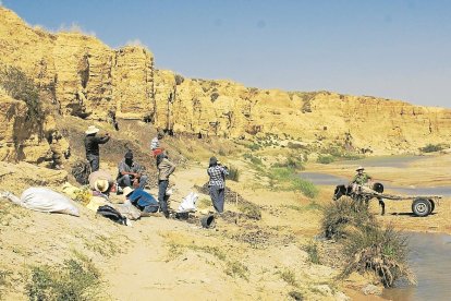 Yacimiento tunecino de Oued Sarrat.