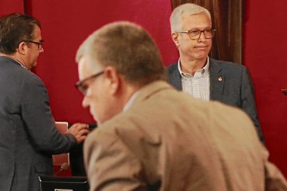 Pau Ricoma, en primer pla, serà el successor de Ballesteros, al fons.