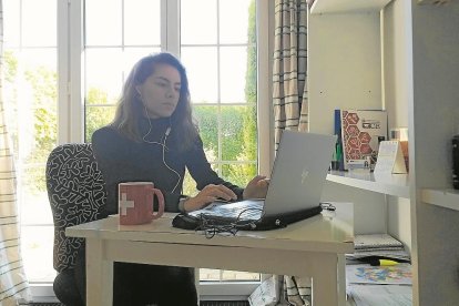 Sònia Adell estaba realizando prácticas en Suiza.