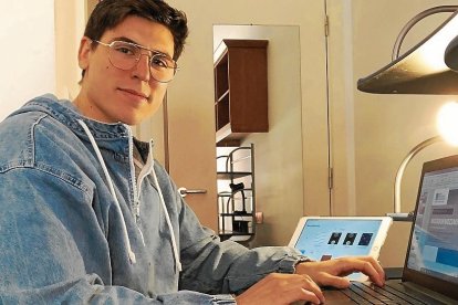 Òscar Gil de Valls está estudiando en Irlanda.