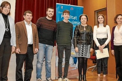 Los Premis de Recerca en Química a Batxillerat se entregaron el viernes en el Campus Catalunya.